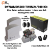 DYNAMOS600 TWIN24/600 Kit - King Gates pohon master + slave pro dvě brány proti sobě